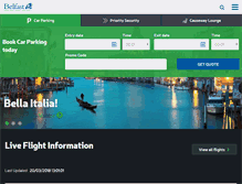 Tablet Screenshot of belfastairport.com